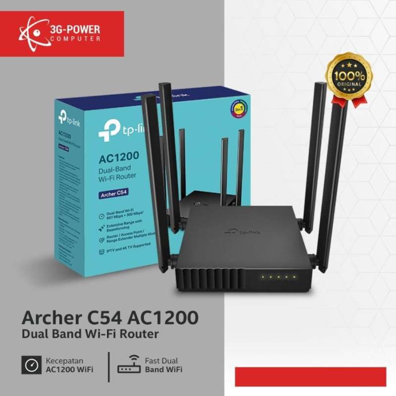 Jual TP-Link Archer C54 AC1200 Dual Band Wi-Fi Router di Seller KLA ...