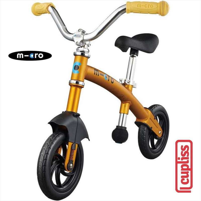Promo Micro Balance GBike Chopper Deluxe 126771 Yellow Dlx Sepeda Anak