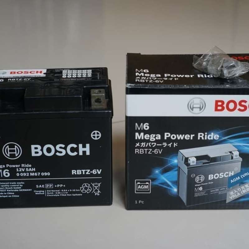 Promo AKI MOTOR HONDA SONIC 150 BOSCH RBTZ-6V Diskon 23% di Seller