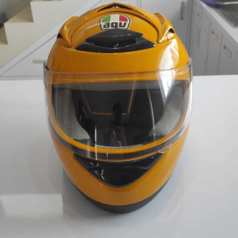 Jual Helm Fullface Repaint Agv Kuning Basic Nhk Custom Full Face Yellow