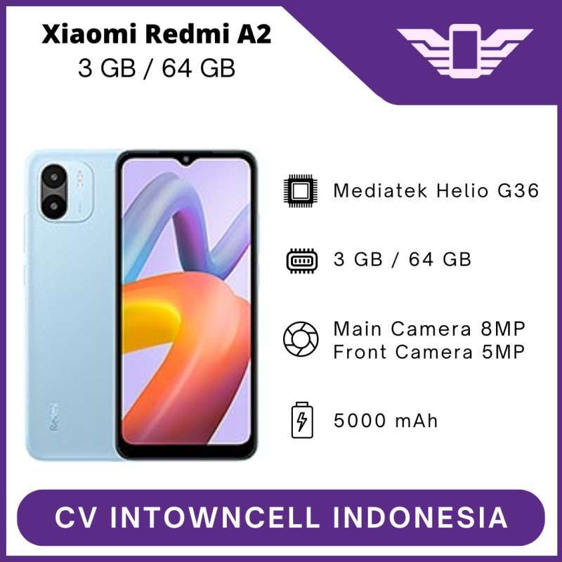 Jual Xiaomi Redmi A2 3/64gb Garansi Resmi - New Di Seller Cv Intown ...