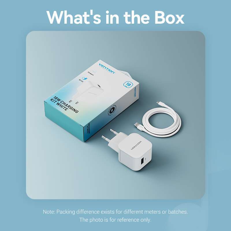 Promo Vention USB Kepala Charger Adaptor Kabel Data USB To Type C Fast ...