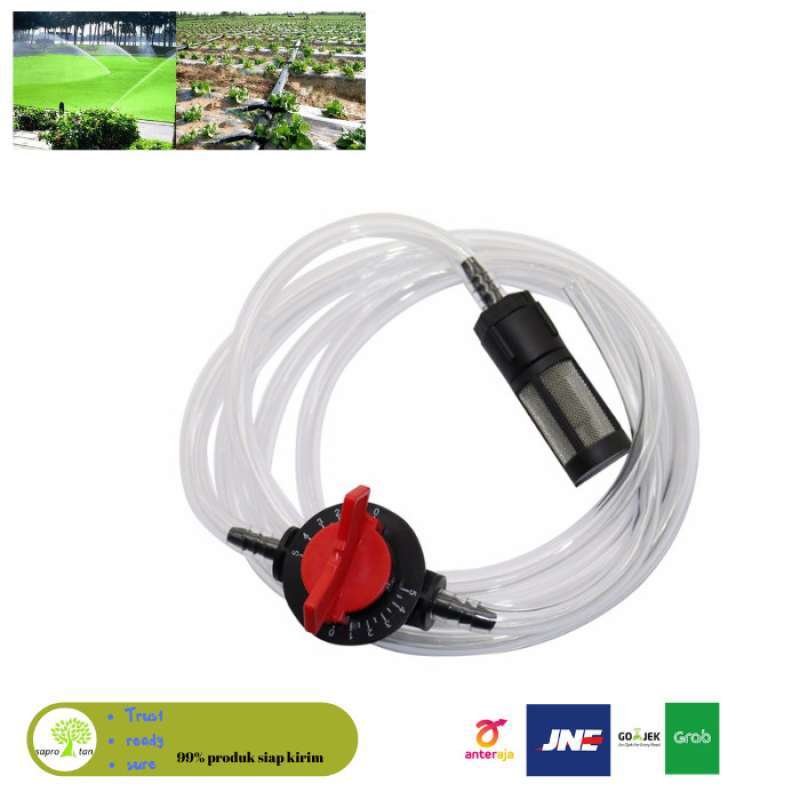 Promo Venturi Injektor Selang +filter+ Valve Ventury Injector 1/2 3/4 ...