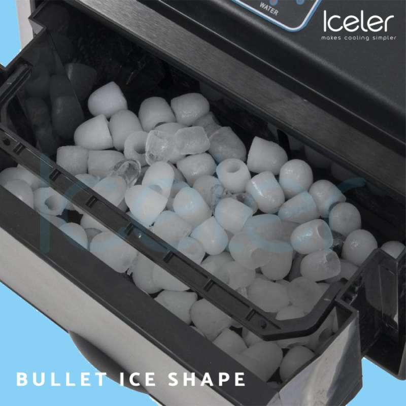 Promo Iceler Mesin Es Batu Kristal Ice Maker 30kg/24jam Terbaik Untuk ...