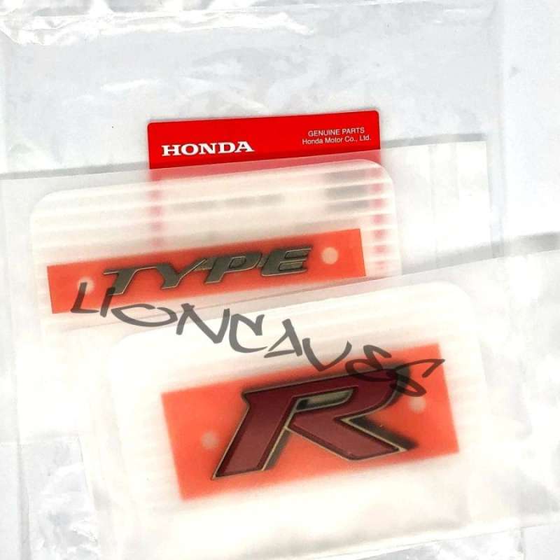 Promo Original Front Emblem Type R FK8 For Civic Turbo (Sedan ...