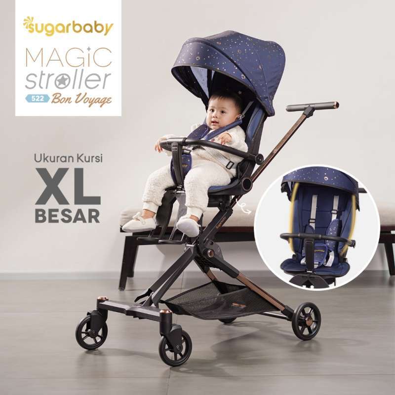 Jual Sugarbaby Magic Stroller 522 Bonvoyage Kereta Dorong Bayi Navy Di Seller Klikbabylove 2.0 Babylove Kota Jakarta Pusat Blibli