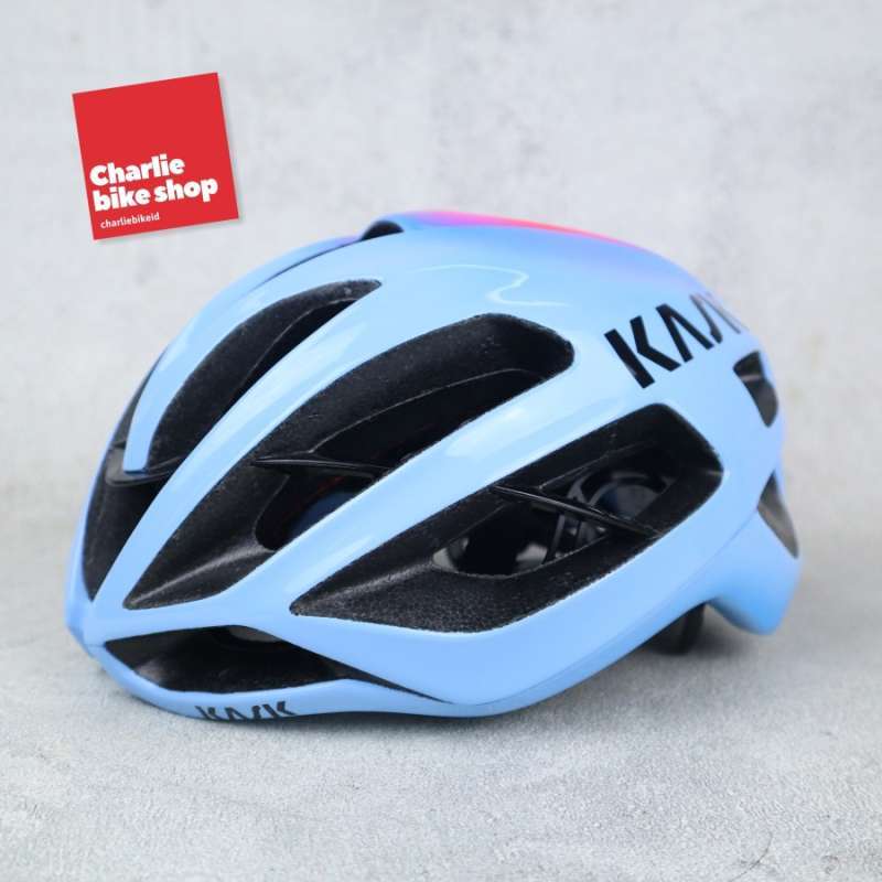 Jual Helm Road KASK Protone Paul Smith Ombre Blue Repaint L di