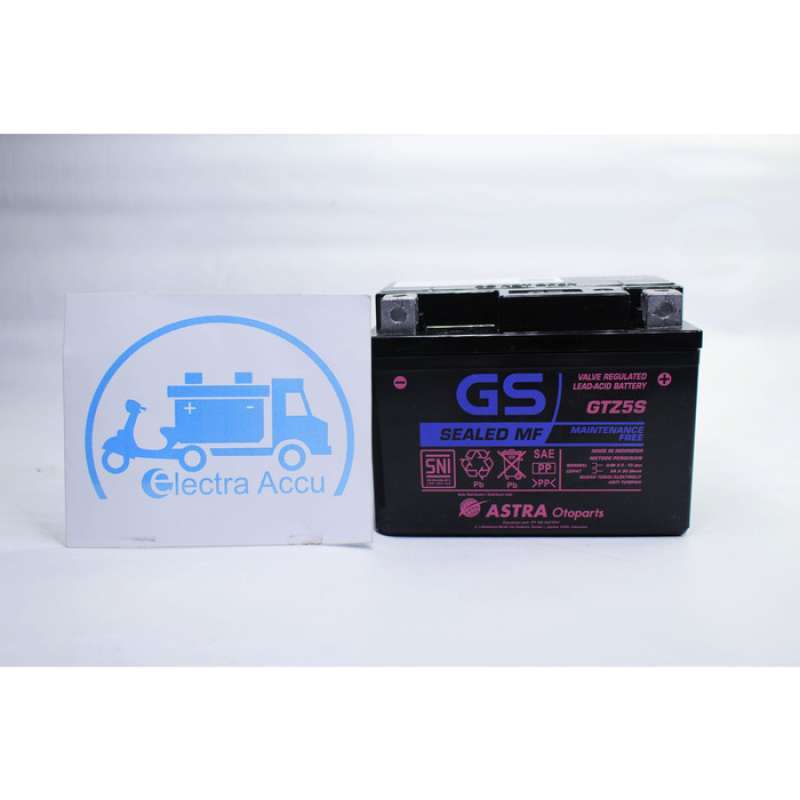 Promo Aki Motor Yamaha Mio Fino GTZ5S GS Astra Accu Kering Original Ori