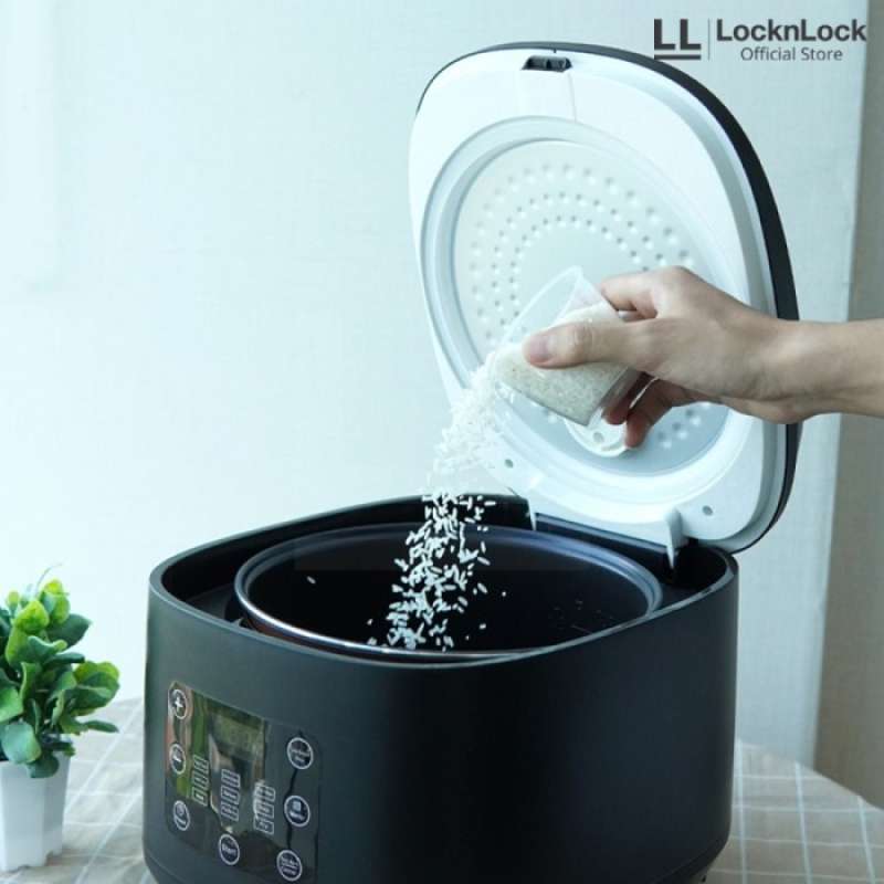Promo Rice Cooker Low Sugar Locknlock/Lock N Lock/ Ejr353Blk 5 L Digital Diskon Diskon 7 di