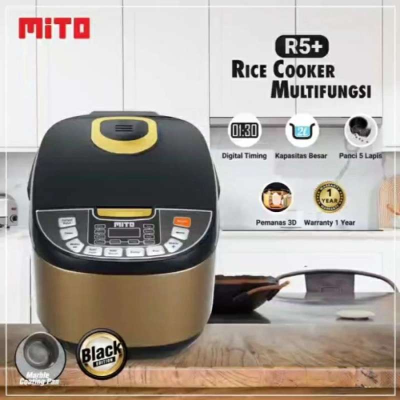 Promo Mito R5 Plus Digital Rice Cooker 2L Magic Com 8 In 1 Multifungsi