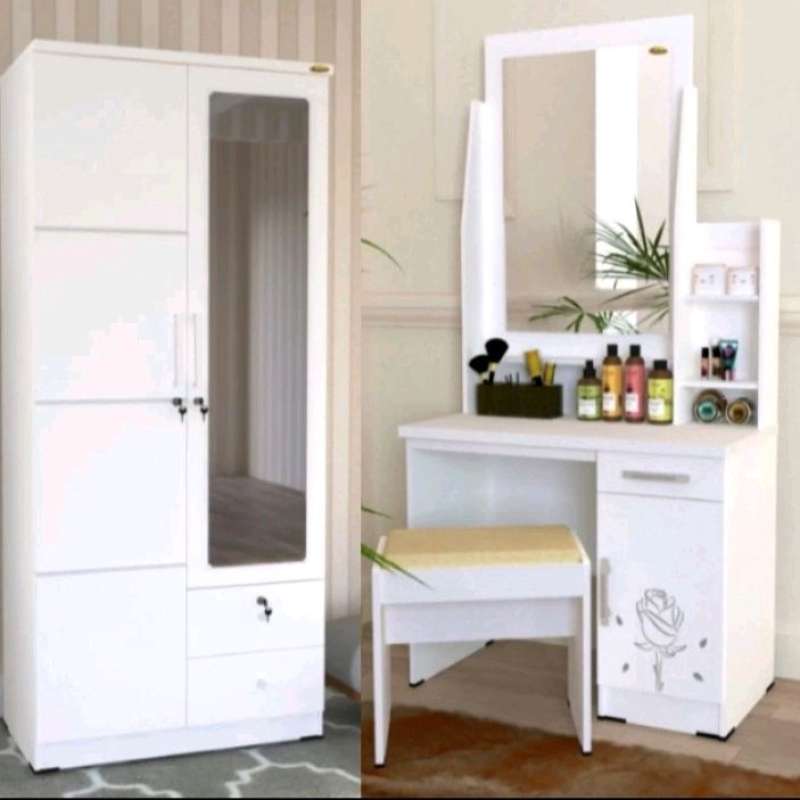 Jual Lemari Baju Dan Meja Rias Lemari Pakaian Meja Rias Di Seller Doa