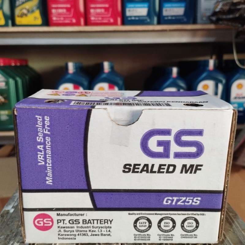 Promo Aki GS GTZ5S original Diskon 2% di Seller SNJ Sentra Group