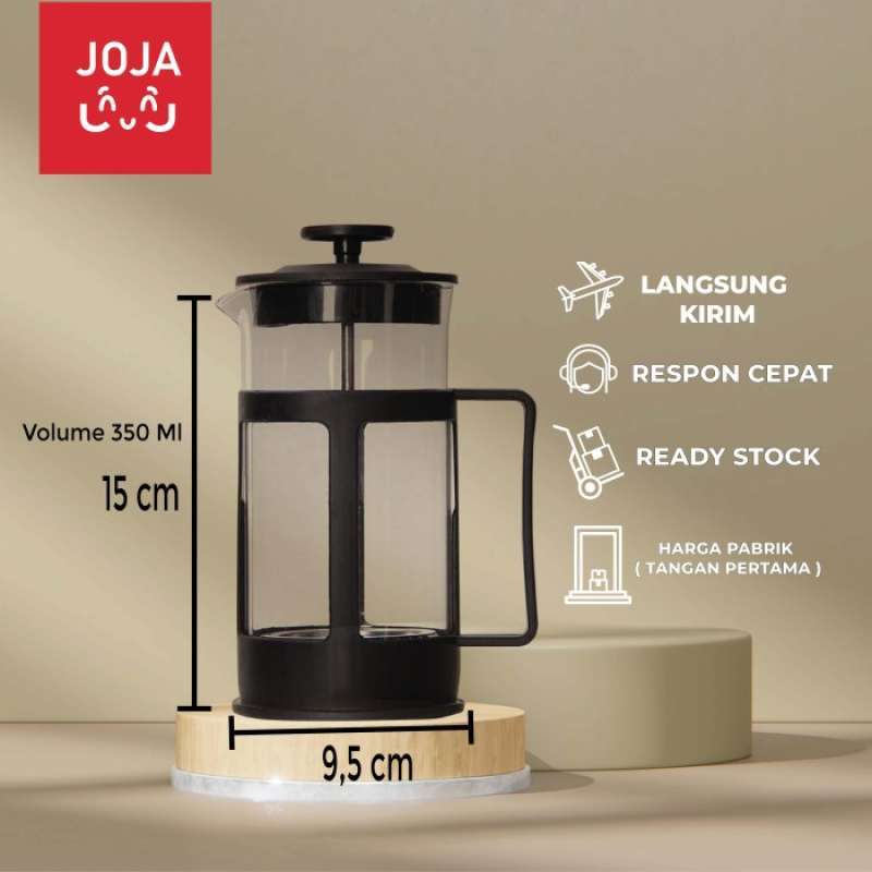 Promo French Press 350ml Coffee Plunger Kapal Api Alat Kopi Seduh