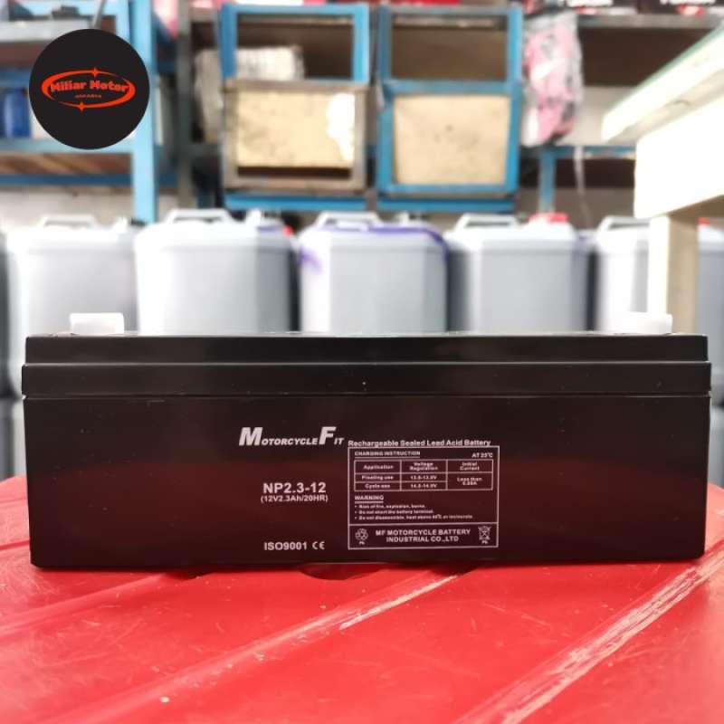 Promo Terbaik Aki Kering Maxstrom Vrla Emergency 12V 2.3Ah Diskon 29%