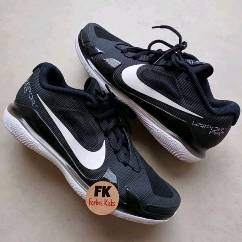 NikeCourt Air Zoom Vapor Pro Black White || nike court