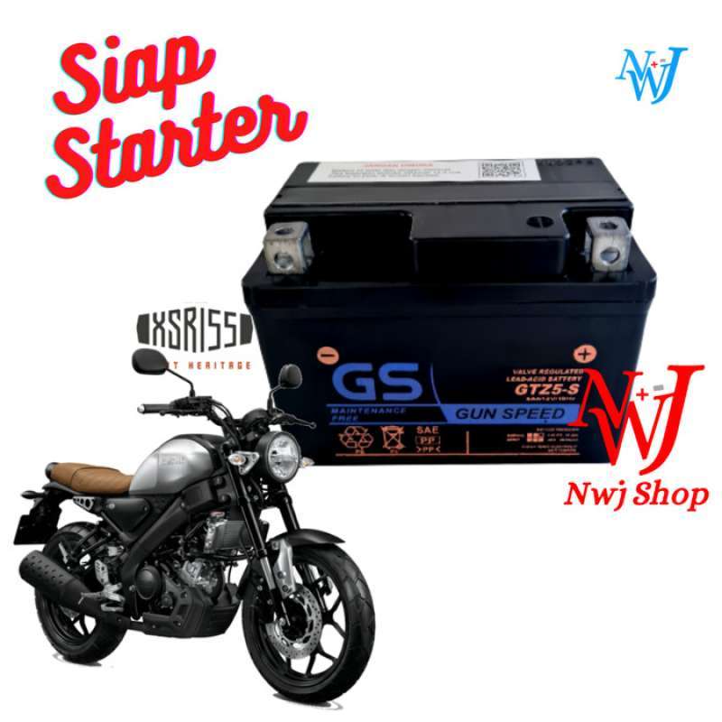Promo Aki Motor Yamaha XSR 155 WR 155R GTZ5S GTZ4V YTZ5S GS MF Aki