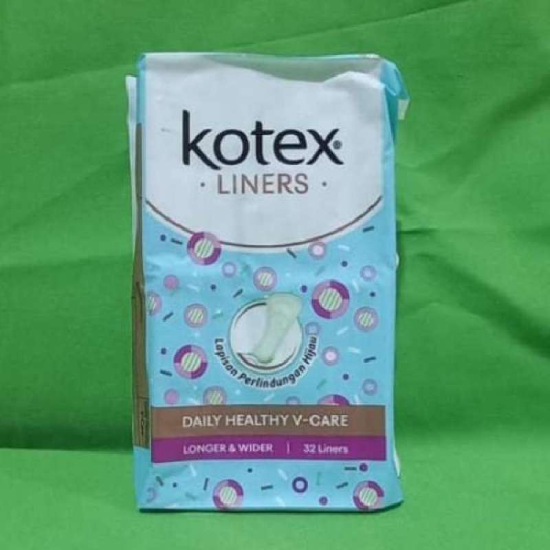 Jual Kotex Panty Liner Long & Wider 32’s Daily Healthy VCare di Seller