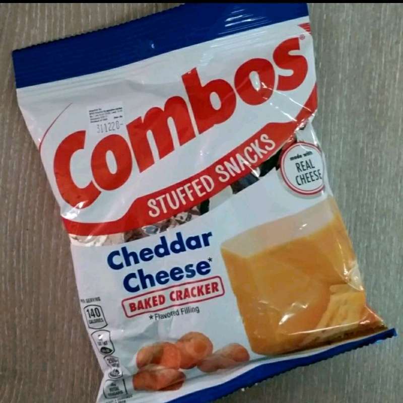 Jual Combos Cheddar Cheese Crackers Biskuit Keju Krakers Singapore di