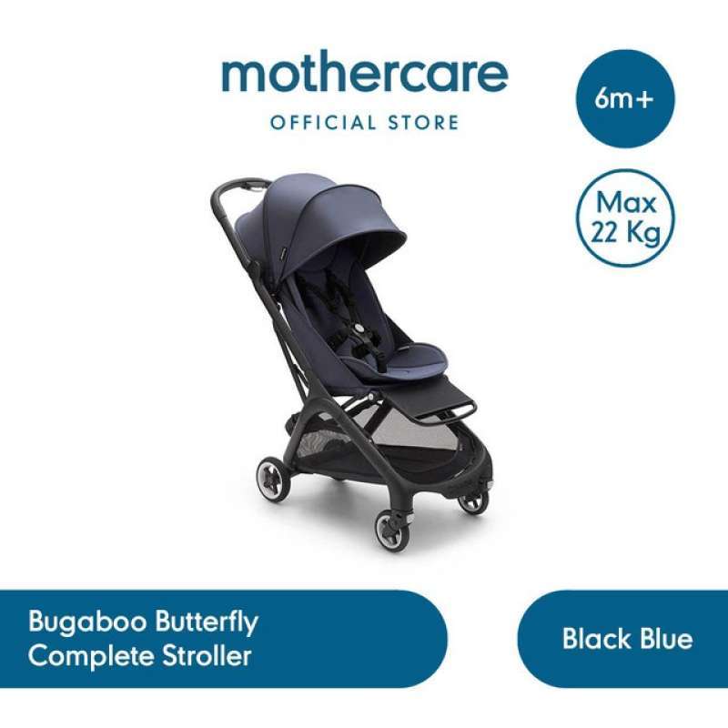 Promo Bugaboo Butterfly Complete Stroller Black Blue Stroller Bayi biru Diskon 17 Di Seller Nawangshop Harapan Jaya Kota Bekasi Blibli