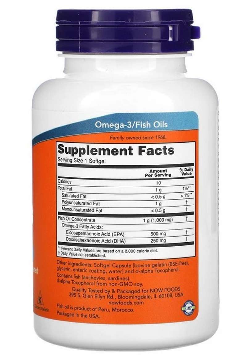 Promo Vitamin Ultra Omega 3 500 EPA 250 DHA Now 90 Kapsul Softgels ...