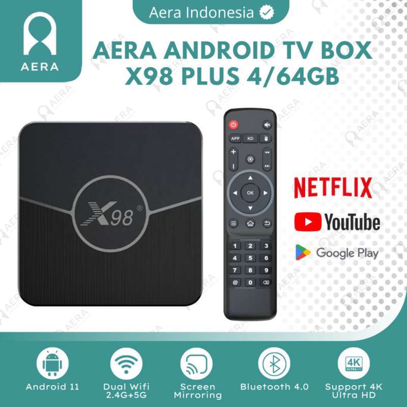 Jual Tv Box Android X98 Plus | Tv Box X98 Plus | Android Tv Box - 4/64 ...