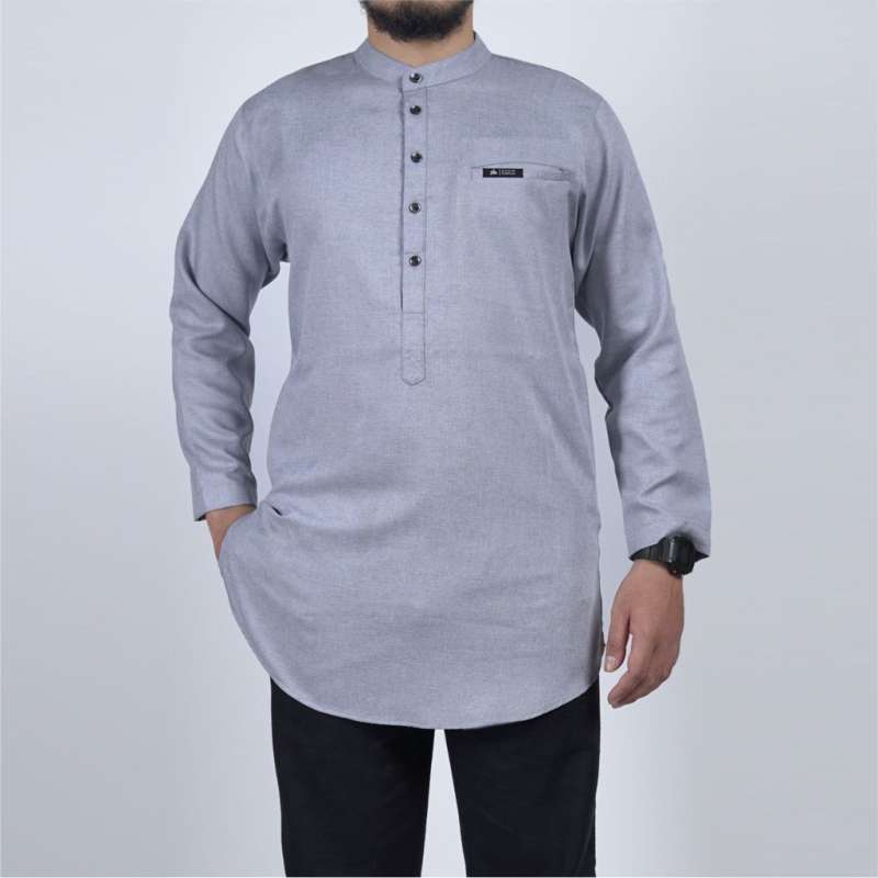 Promo Koko Kurta Makkah Baju Muslim Pria Dewasa Polos Lengan Panjang