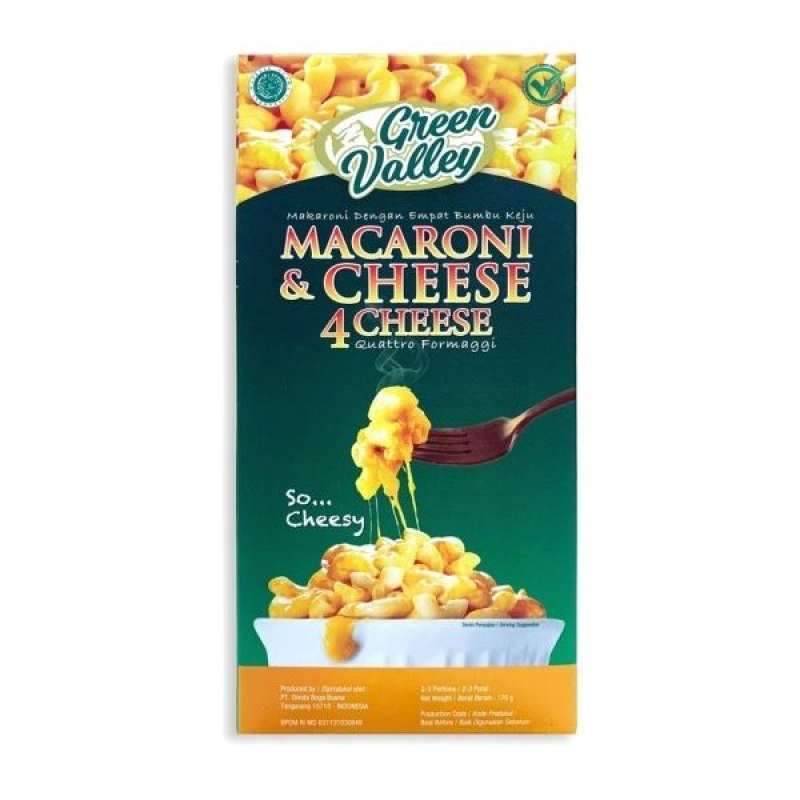 Jual Green Valley Macaroni And Cheese 4 Cheese Quattro Formaggi 170g Di