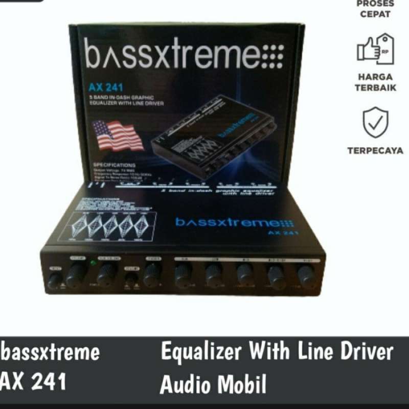 Promo Promo Parametric Preamp Bassxtreme Ax-241 4 Band Equalizer Line ...
