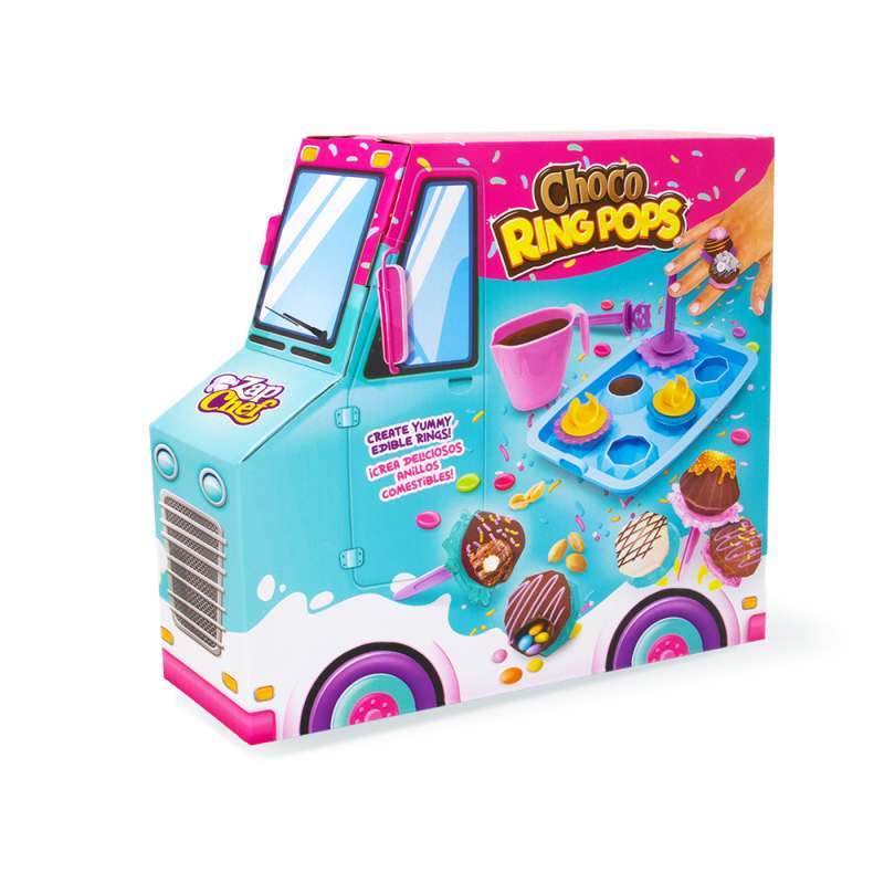 ZAP CHEF CHOCO RING POPS SOLID PACK- Mainan Anak