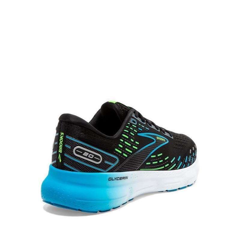 Jual Brooks Glycerin 20 Men's Road Running Shoes Black/hawaiian