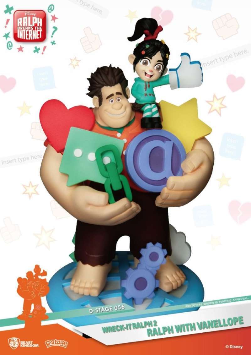 Promo Beast Kingdom ama Stage DS-056 Wreck It Ralph 2 Ralph & Vanellope ...