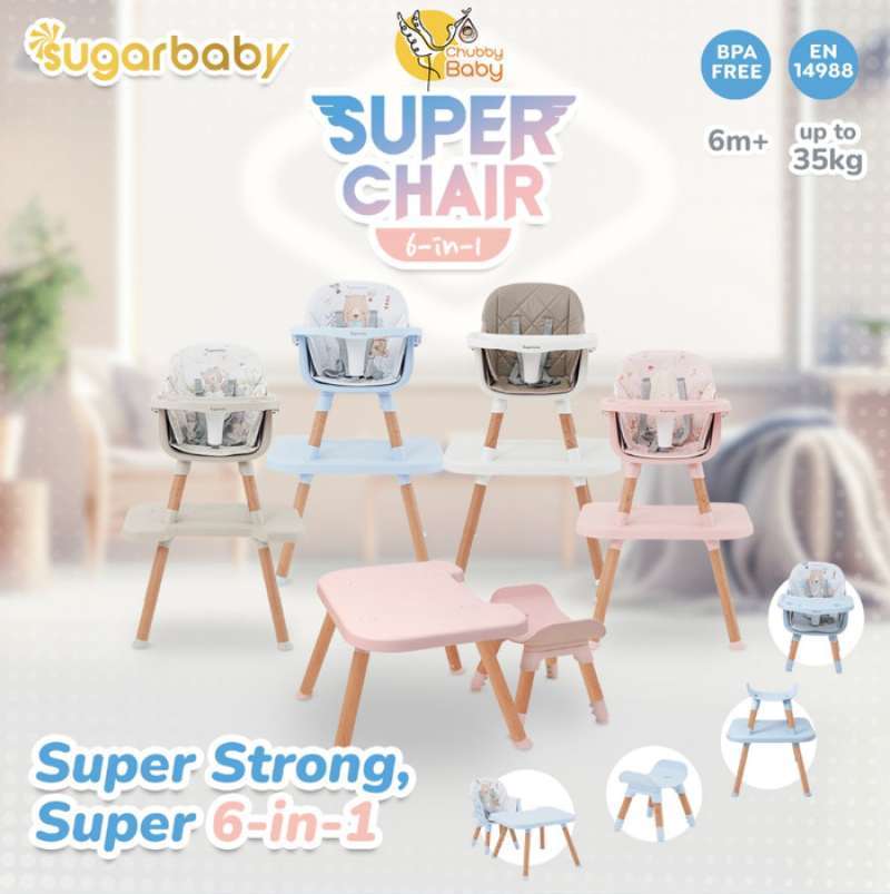 Jual Sugar Baby Super Chair High Chair 6in1 Kursi Makan Bayi 6m Di Seller Babycare Store Wijaya Kusuma Kota Jakarta Barat Blibli