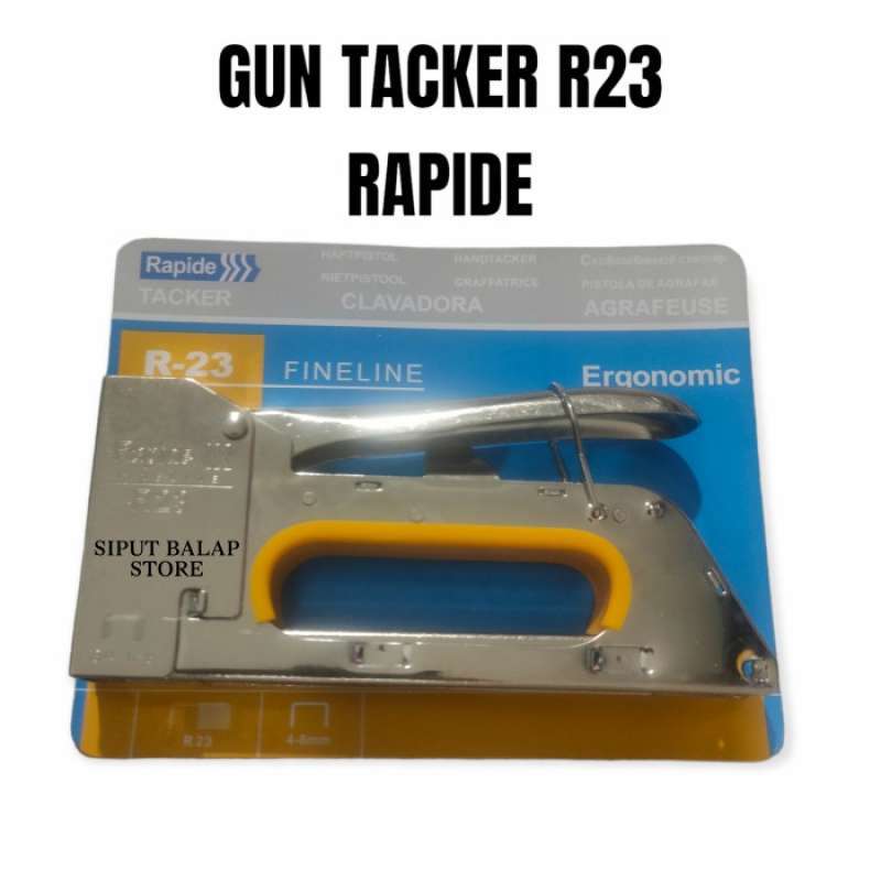 Promo HAND STAPLES GUN TACKER R23 RAPIDE STAPLER TEMBAK MANUAL TANGAN