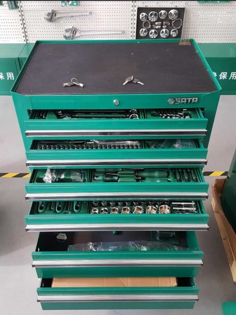 TOOLS KIT SET 246 PC. 7 DRAWER TOOL SET 09918 SATA TOOLS