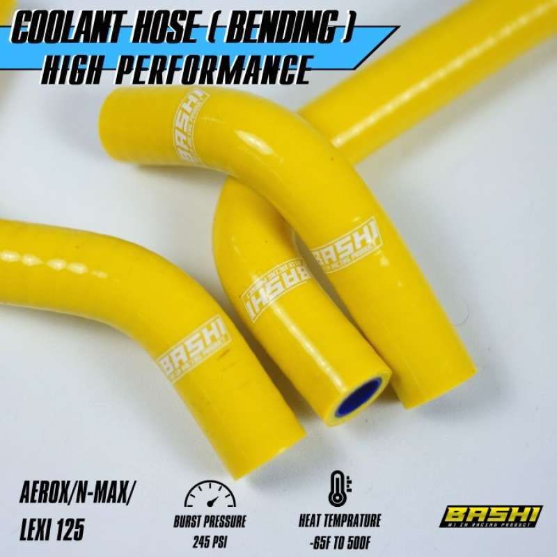 Promo Baru Selang Radiator Bashi Coolant Hose Bending Terbaik Kuning
