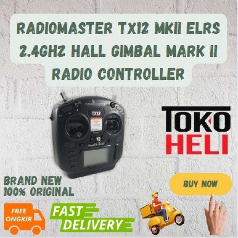 Promo Radiomaster Tx12 Mkii Elrs 2.4ghz Hall Gimbal Mark Ii Radio ...