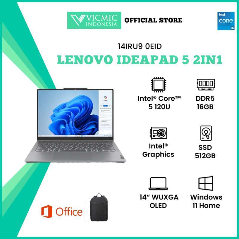 Lenovo IdeaPad 5 2-in-1 16IRU9 16'' WUXGA IPS (Core 7-150U/16GB/512GB Lenovo IdeaPad 5 2-in-1 16IRU9 16'' WUXGA IPS (Core 7-150U/16GB/512GB