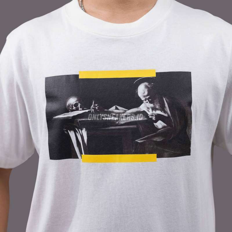 Off-WhiteCARAVAG PAINTING L/S TEE 【最終価格】 Jual Off White Slim