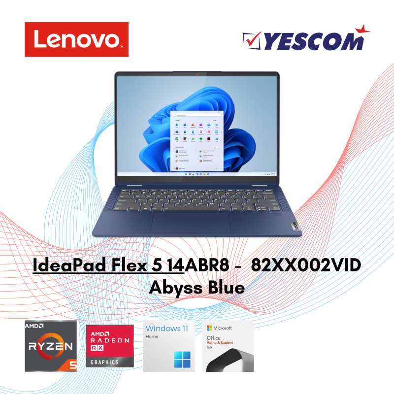 Promo Ideapad Flex 5 14abr8 - 2vid/2wid (amd Ryzen 5 7530u/16gb/512gb ...