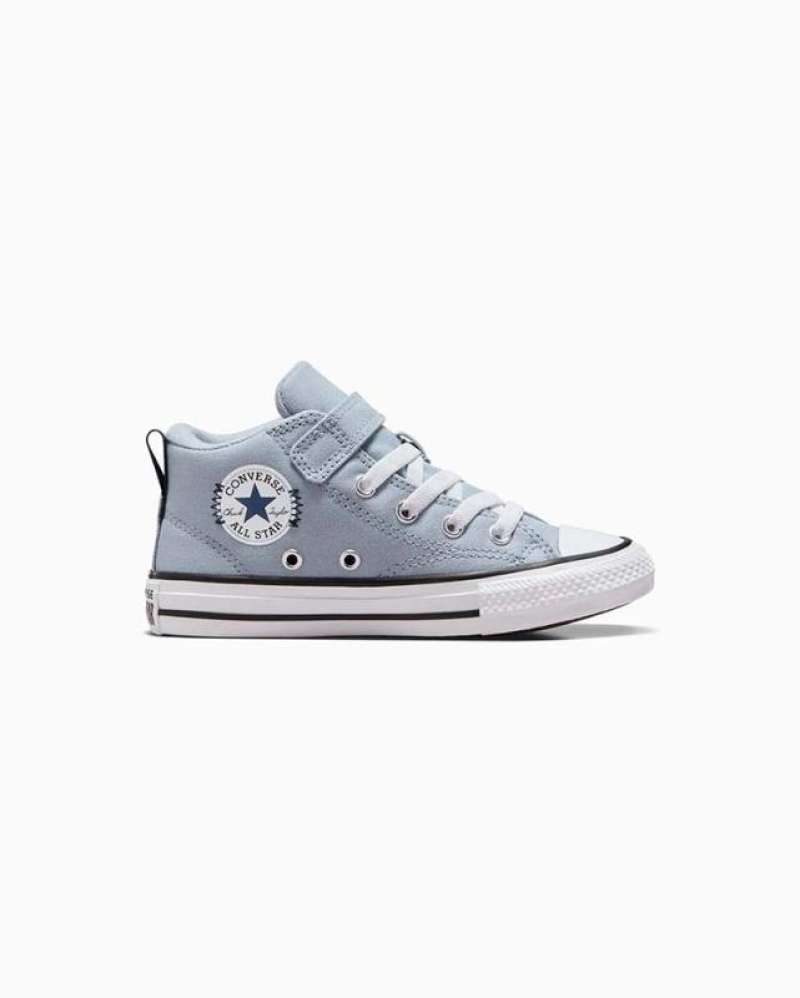Converse Kids Chuck Taylor All Star Malden Street 1V Eggshell Blue Sepatu Anak Laki laki A07382C