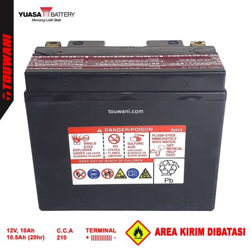 Batteria Motorparts YT12B-BS 12V 10Ah Per Ducati Multistrada 950 (2017-2021) - AGM Senza Manutenzione