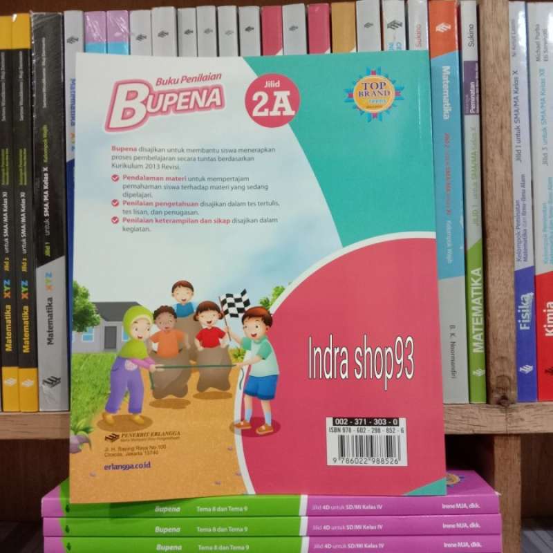 Promo Buku Bupena 2a Kelas 2 Sd/mi K13 Revisi Erlangga Diskon 28% Di ...