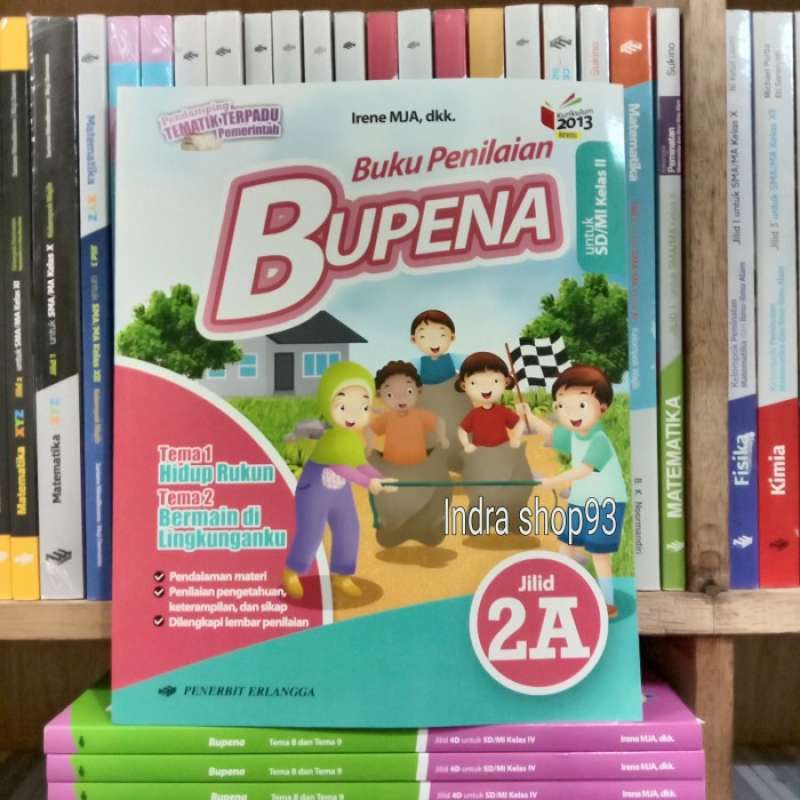 Promo Buku Bupena 2a Kelas 2 Sd/mi K13 Revisi Erlangga Diskon 28% Di ...