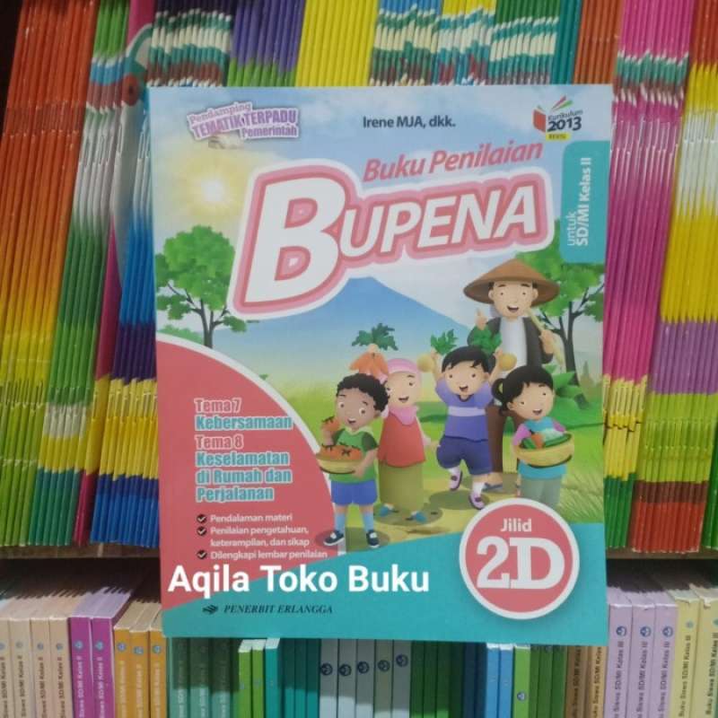 Promo Paket Bupena 2a 2b 2c 2d Kelas 2 Sd K13 Erlangga Harga 4 Buku ...