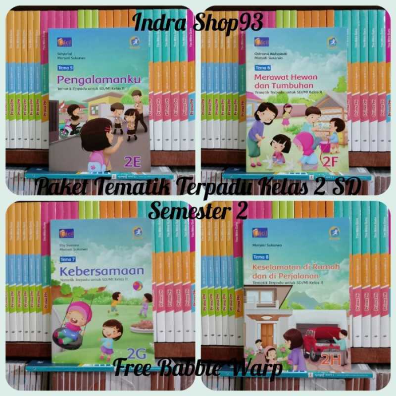 Promo Paket Tematik 2e 2f 2g 2h Kelas 2 Sd/mi K13 Revisi Facil ...