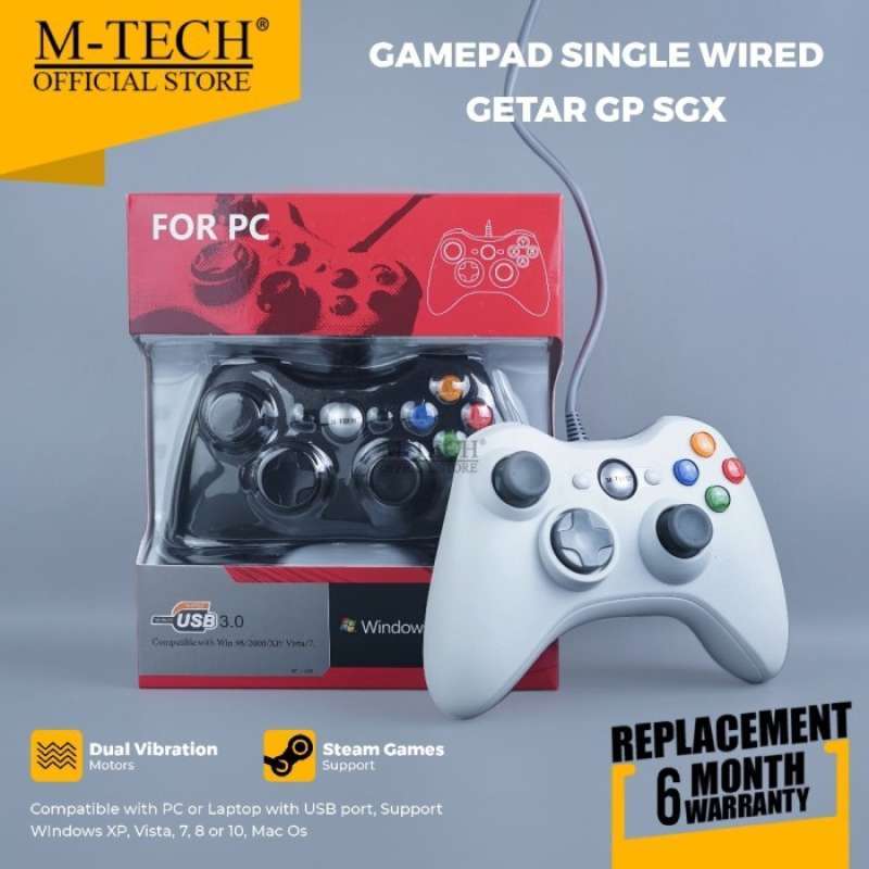 Jual Gamepad Stick Mtech Pc Xbox Kabel Wired Usb Laptop Joystick ...