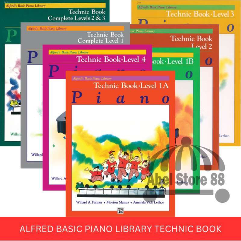 Jual Alfred Basic Piano Library Technic Book 1/23