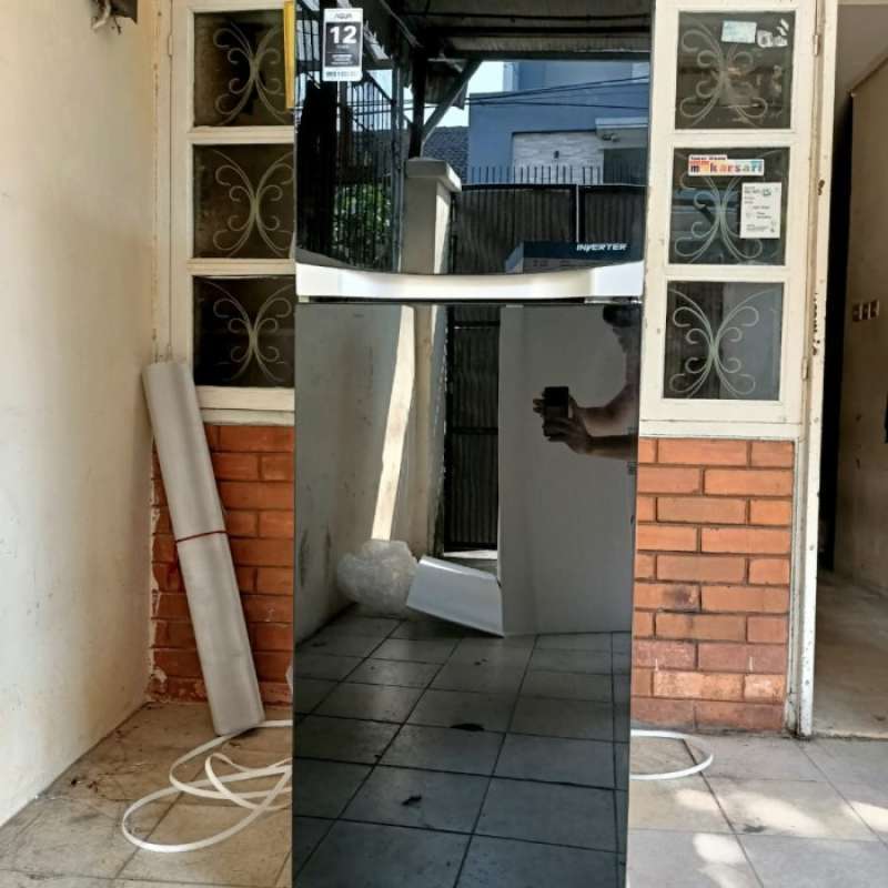 Promo Aqua Kulkas 2 Pintu 220 L Aqr 275 R Inverter Glassdoor Garansi 12