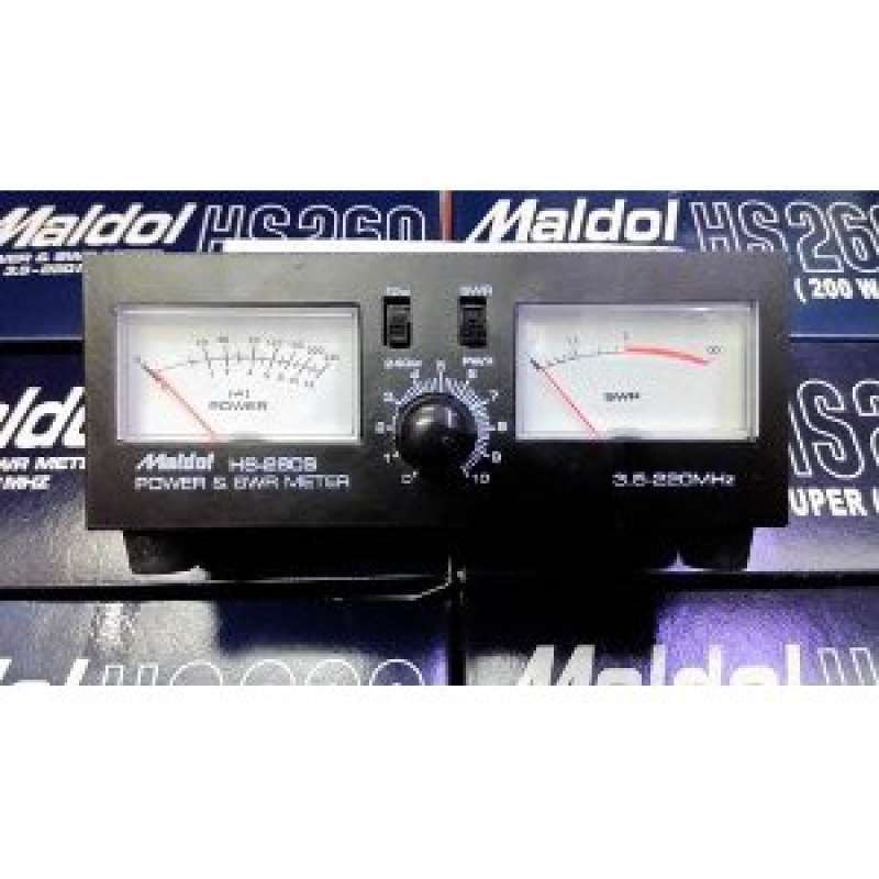 現状品 Maldol HS-260 パワー計 POWER &amp; SWR METER 3.5~150MHz アマチュア 無線機 IT48BMRTO7GK-YR-Z00-byebye 現状品 Maldol HS-260 パワー計 POWER & SWR METER 3.5~150MHz