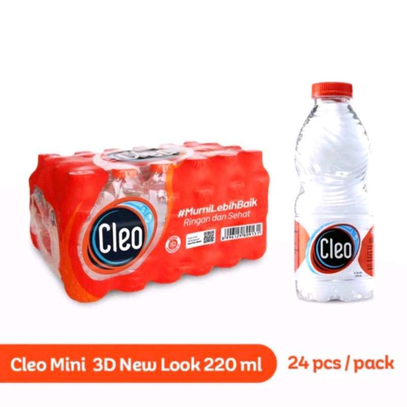 Jual Cleo Air Mineral 220ml ( Isi 24 Btl) Di Seller 3key Frozen